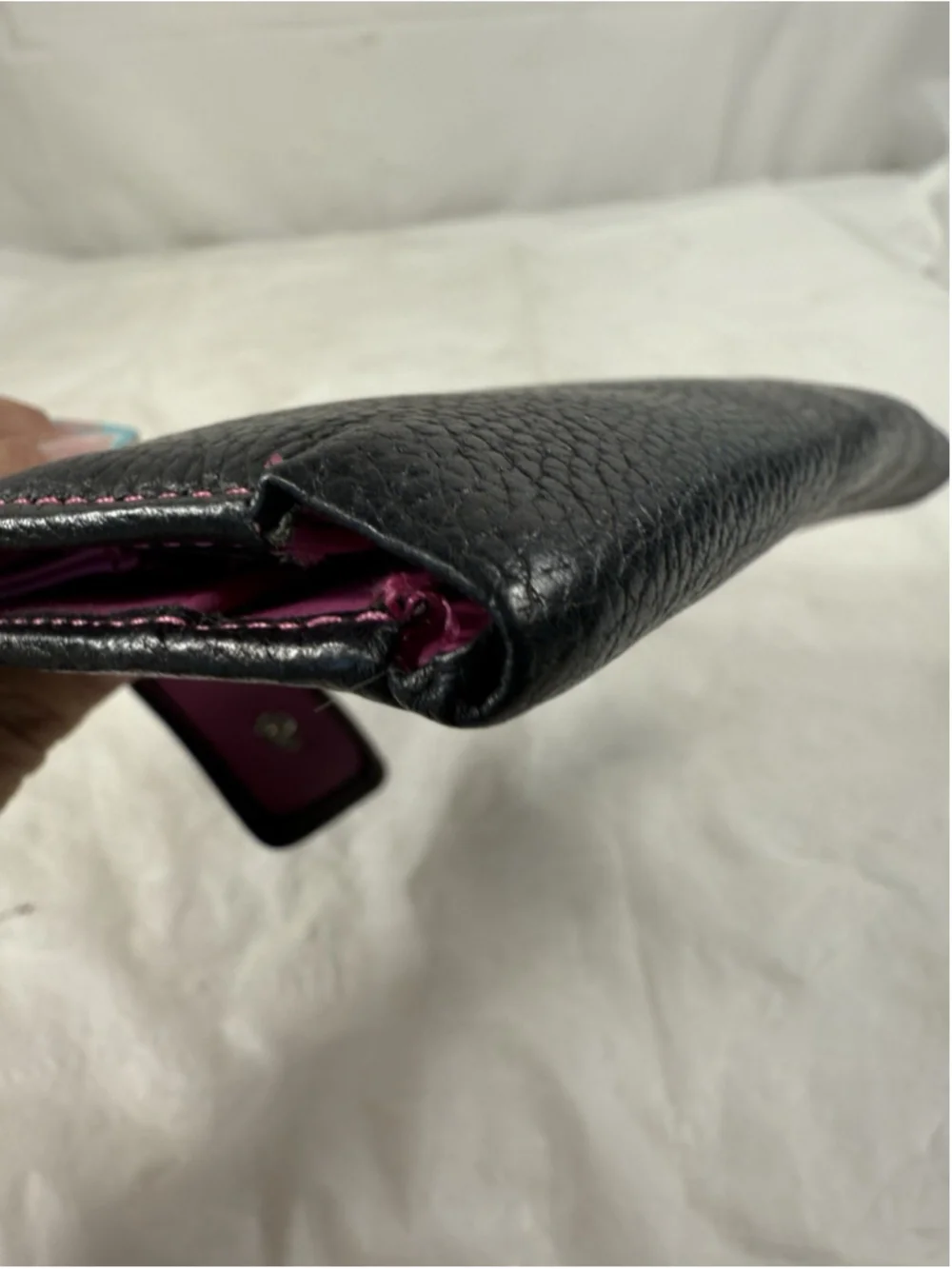 Isaac Mizrahi Black Credit Card Wallet